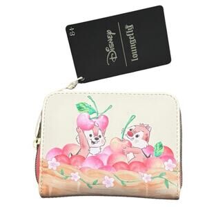 Loungefly Chip & Dale Cherry Basket Zip Wallet